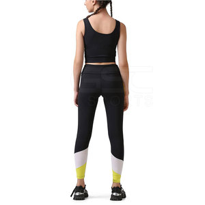Nuevo conjunto de Yoga estampado para mujer, venta al por mayor, Conjunto de sujetador de mallas de gimnasio, conjunto de Yoga de entrenamiento para damas 2024 - Product Image 2