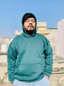 Sudadera ecológica de algodón 100% para hombre con capucha Patrón sólido Impresión digital para invierno Servicio OEM disponible - Product Image 5