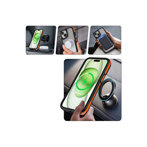 Netzy Luxury pour la protection par airbag, coque antichoc compatible MagSafe, coque en silicone pour iPhone 15 Plus, silicone souple 13 Pro - Product Image 4