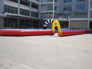 Tubes circulaires gonflables en PVC pour jeux de course de karting en plein air - Product Image 5