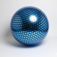 Grande boule disco brillante personnalisée, ballon miroir géant gonflable, boules miroir gonflables pour la décoration de mariage et de fête