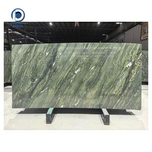Chất lượng cao hiện đại tự nhiên sang trọng hiện đại đá cẩm thạch Countertop, ánh sáng màu xanh lá cây đá cẩm thạch khách sạn biệt thự phòng tắm - Product Image 4