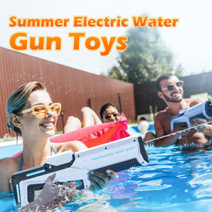 Pistolas de Agua Eléctricas para Niños, Juguetes para Juegos de Disparos, con Absorción Automática - Product Image 6