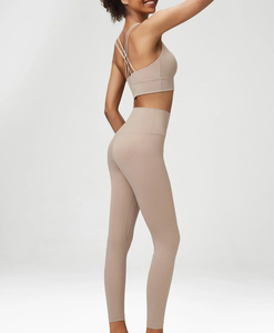 ชุดโยคะไร้ตะเข็บสำหรับผู้หญิงชุดออกกำลังกาย2ชิ้น - Product Image 2