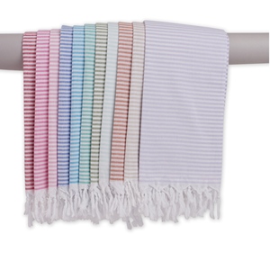 Serviette Peshtemal en coton turc à séchage rapide de haute qualité-parfaite pour bébé Gym Spa plage Sauna voyage et cadeau approvisionnement en gros - Product Image 2