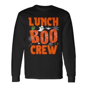 T-shirt a maniche lunghe Lunch Boo Crew, maglietta coordinata per costume di Halloween - Product Image 1