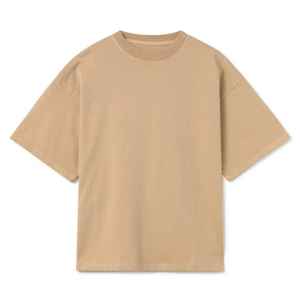 เสื้อยืดผู้ชายทรงโอเวอร์ไซส์ ผ้าคอตตอน 100% หนานุ่ม พิมพ์ลายโลโก้ด้วยเทคนิคซิลค์สกรีน สไตล์วินเทจฟอกสี ระบายอากาศได้ดี เป็นมิตรกับสิ่งแวดล้อม - Product Image 1