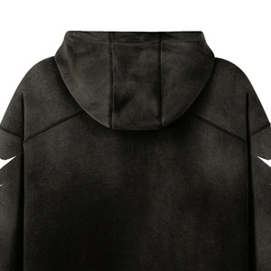 Diseñe su propio logotipo Superventas Algodón Diseño mezclado Hombres Sudaderas con capucha Logotipo personalizado Jersey Hombres Sudadera con capucha de gran tamaño - Product Image 3