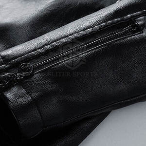 Premium Quality Men's Genuine Leather <b>Biker</b> Fashion <b>Jacket</b> Full Sleeve Custom Logo Breathable & Warm Winter Design Customizable - Product Image 3
