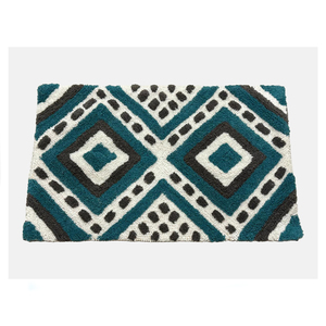 Modern Hot Sale High Quality Handwoven Cotton Bathmat Unique Design Shape for Stylish Home or Hotel Use Discounted Price - Product Image 1