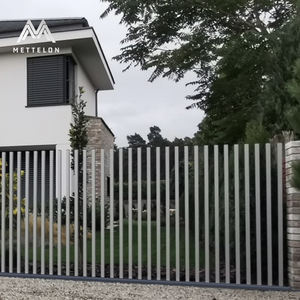 Venta caliente DIY Panel <span class=keywords><strong>Exterior</strong></span> Aluminio Privacidad Vertical Listón <span class=keywords><strong>Vallas</strong></span> WPC <span class=keywords><strong>Exterior</strong></span> <span class=keywords><strong>Madera</strong></span> Plástico Compuesto Valla al aire libre - Product Image 5