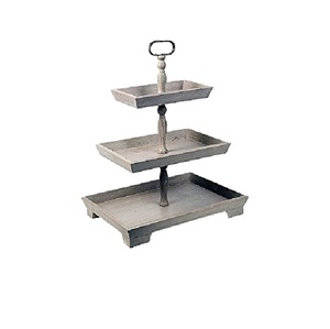 Soporte de pastel de Metal galvanizado de alta llegada Cupcake postre aperitivo soporte pastel Cupcake Torre soporte - Product Image 4