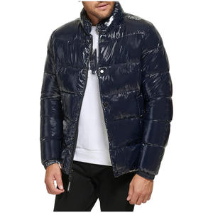 Chaqueta Acolchada para Mujer, Acabado Brillante, Tinte Liso, Abrigo de Invierno Cálido y Aislado, Ligero, Acolchado, Cortavientos, Elegante, de Secado Rápido - Product Image 5