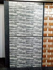 Carreaux muraux en céramique d'élévation extérieure Finition mate 30*45 cm Décor clair Combinaison sombre 9 mm d'épaisseur Effet 3D Fabriqué en Inde - Product Image 5