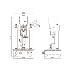[TAEHA] La machine de moulage par injection de compresseur à haute viscosité de technologie de distributeur professionnel peut pomper le système SPEC-CP - Product Image 4