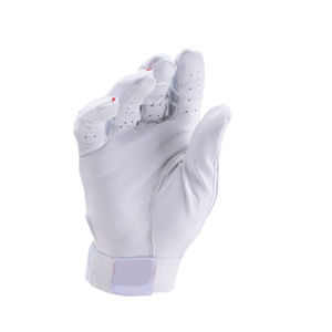 Baseball <b>Batting</b> Gloves Leather Comfortable Grip Breathable <b>Fabric</b> Durable Material Flexible Fit Hook Loop Closure Training Use - Product Image 2