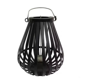 Metal Christmas Candle Holder Hanging Handle Creative Handmade Home Hotel & <b>Festival</b> Decorative Black Candle Holder <b>Top</b> Trending - Product Image 3