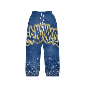 Survêtements deux pièces chauds à capuche pour hommes pour l'hiver avec logo de marque personnalisé conception lourde couleur néon grande taille écologique - Product Image 3