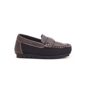 Mocassin de cérémonie café pour garçons - Product Image 2