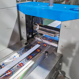 Machine d'emballage horizontale automatique de petits pains biscuits pour pain croissant machine d'emballage de boulangerie pour sandwiches - Product Image 5