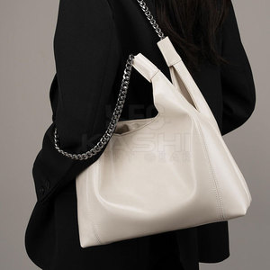 Sac à main pour femme en cuir véritable, design tendance, fermeture éclair, imperméable, léger, à porter à l'épaule ou en bandoulière, pour les voyages, le travail, les courses - Product Image 6