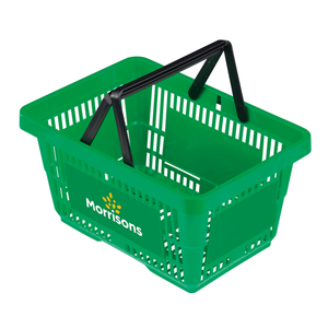 Livraison rapide Paniers de super marché verts Achetez maintenant Conception durable de qualité supérieure parfaite pour organiser toutes vos courses - Product Image 4