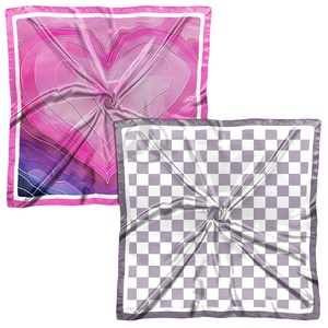 Latest Ultra Smooth Tailored Feel Ethnic Floral <b>Long</b> Silk <b>Scarf</b> for Women-Custom Design Luxury Daily Wear - Product Image 6