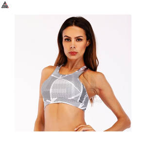 Ensemble de yoga sans manches pour femmes, de haute qualité, en spandex/polyester, vêtements de sport respirants et légers, taille XXL, uni, personnalisable sur le devant - Product Image 5