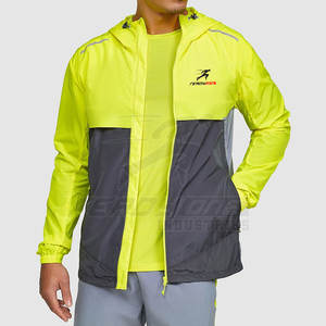 เสื้อแจ็คเก็ตเทรนนิ่งผู้ชายแบบมีน้ำหนักปานกลาง แขนยาว ทรงเข้ารูปแบบนักกีฬา พร้อมซิปด้านหน้าแบบเรียบลื่นสำหรับฤดูหนาว - Product Image 3
