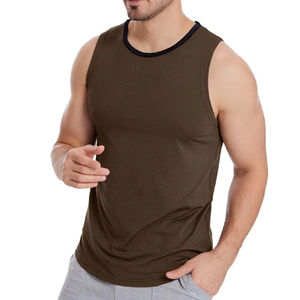 Best Cotton Gym <b>Tank</b> <b>Top</b> <b>Men</b> XL Plus Size Summer Running Workout <b>Top</b> 3D Custom Logo Print Casual Hot Selling Plus Size Design - Product Image 1