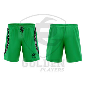 กางเกงขาสั้นเล่นบาสเก็ตบอลสำหรับผู้ชายกางเกงขาสั้นผ้าโพลีเอสเตอร์พิมพ์ลายแบบเรียบสำหรับผู้ชาย - Product Image 4