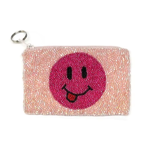 Mini Butterfly Seed Beaded <b>Coin</b> Purse With Secure Closure And Glossy Finish For Easy Access And Stylish Everyday Carry - Product Image 6