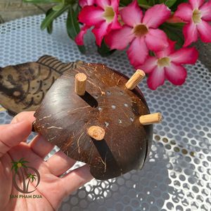 Fabricant Plateau en coquille de noix de coco Porte-savon/Porte-savon en coquille de noix de coco Plats en noix de coco/Plateau à savon Plateau en bois Savon - Product Image 3