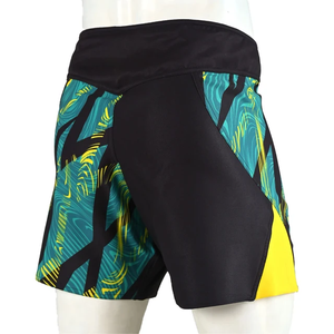 Shorts de boxe, de kickboxing et de Muay Thai pour hommes, impression par sublimation professionnelle, respirants, séchage rapide, design personnalisé, OEM, vêtements de combat MMA - Product Image 2