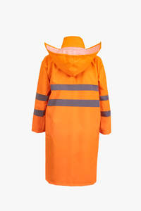 Impermeable Unisex, Gabardina Larga, Chaqueta Impermeable con Capucha Reflectante y No Reflectante para Acampar al Aire Libre, de Poliéster - Product Image 5