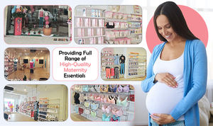 Victoria Summer Style Robe d'allaitement sans manches à pois Design Respirant Modal Vêtements de maternité à la mode pour les femmes enceintes - Product Image 6