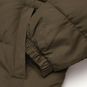 Veste à bulles High Street pour hommes avec logo personnalisé tissu polaire respirant col montant à capuche séchage rapide vente chaude saison d'hiver - Product Image 5