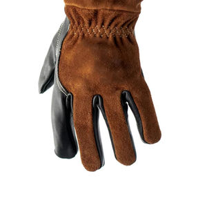 Guantes de Soldadura Duraderos con Costuras y Exterior de Cuero Grueso, Protección de Seguridad para Brazos Completos para Soldadura y Trabajos en Hornos - Product Image 5