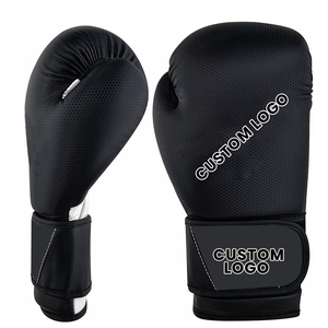 Venta al por mayor profesionales logotipos personalizados 12oz 14oz PU cuero ecológico de alta calidad guantes de boxeo gemelos entrenamiento MMA - Product Image 4