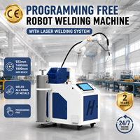 Máquina de Soldadura Robótica con Sistema de Soldadura Láser, Programación CE Gratuita, Alcance del Brazo de 922 mm, 1400 mm, 1800 mm, Certificación CE