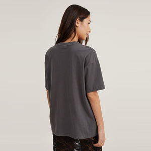 Gran Venta de alta calidad cuello redondo de gran tamaño cómodo 100% algodón ligero 220 Gsm camisetas de mujer - Product Image 5