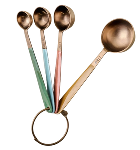 Cuillères à mesurer en acier inoxydable conçues sur mesure pour les ustensiles de cuisine Outils en métal de qualité supérieure pour des mesures précises - Product Image 2