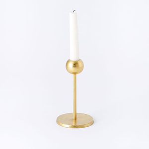 Candelabro de Metal Color Oro Rosa para Velas Cónicas - Product Image 4