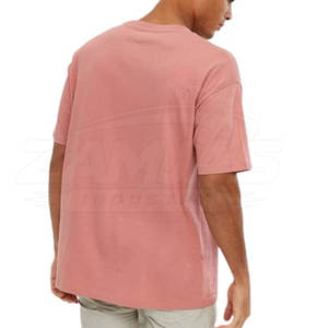 T-shirt ample et oversize pour homme, couleur unie, style décontracté, été, 100% coton, fabriqué au Pakistan - Product Image 2