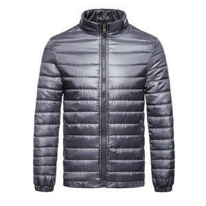 Chaqueta Acolchada Informal para Hombre de Diseño Personalizado de Alta Calidad OEM, Ajuste Cómodo, Color Sólido, Transpirable - Product Image 1