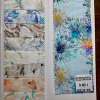 Tissu en toile tricotée 100 % polyester 120 GSM, imprimé numériquement, qualité supérieure, anti-boulochage, 60 Lea Vitva, pour vêtements - Mariage/Spécial