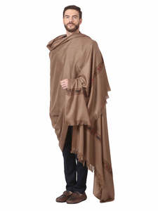 Chal de lana personalizado de alta calidad OEM para hombre, ropa de invierno ecológica con logotipo personalizado, cómodo uso diario al por mayor - Product Image 3