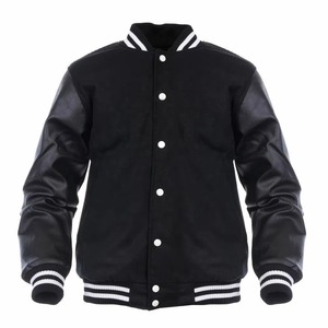 High Qualify Custom Logo Baseball <b>Jacket</b> Cotton Polyester Letterman College <b>Men's</b> Chenille Embroidery Bomber Letterman <b>Jacket</b> - Product Image 1