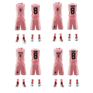 Tissus 100% en polyester avec logo de haute qualité pour hommes, ensemble de maillots uniformes de basket-ball sublimés, vente en gros sur mesure - Product Image 3
