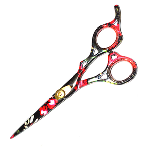 Tijeras de peluquería de alta calidad de 6,0 \ ", cuchillas rectas afiladas, tijeras de corte de pelo de peluquero hechas de acero metálico - Product Image 2